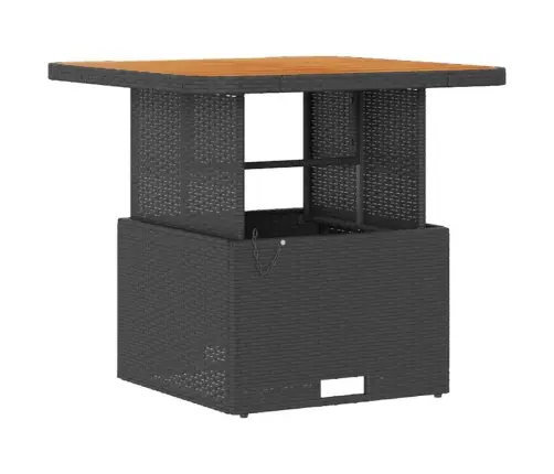 Aia Söögilaudade Komplekt Must Polürotang