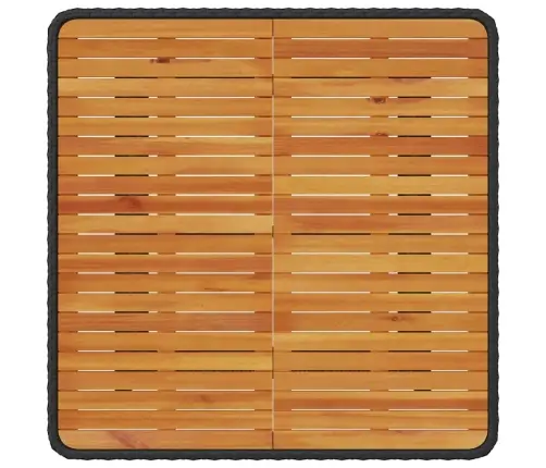 Aia Söögilaudade Komplekt Must Polürotang