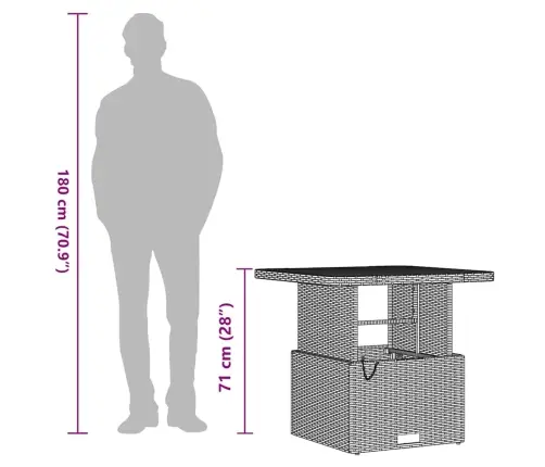 3 Gabalu Dārza Ēdamgalds Ar Spilveniem Bēšā Poliratanā Un Akacijā Vidaxl