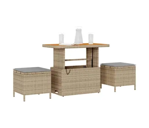 Sodo Valgomojo Komplektas Smėlio Poliratanas