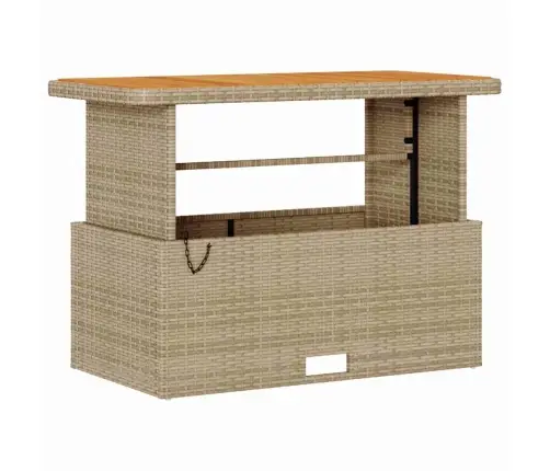 Aia Söögilaudade Komplekt Beež Polürotang