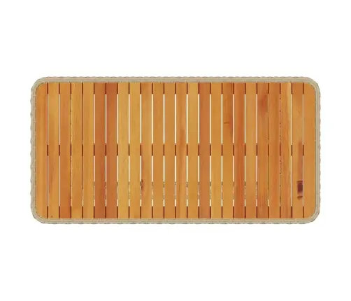 Aia Söögilaudade Komplekt Beež Polürotang