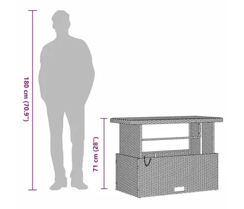 4 Daļu Dārza Ēdamgalds Ar Spilveniem Pelēks Poliratanas Akācija Vidaxl