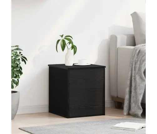 Saugojimo Dėžė Juodas Ąžuolas 40 X 42 X 46 Cm Apdirbta Mediena