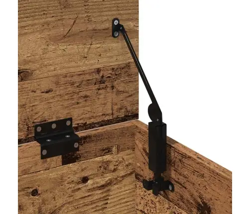 Saugojimo Dėžė Senovinis Medis 90 X 35 X 35 Cm Apdirbta Mediena