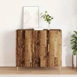 Puse Vecs Koks 90 X 34 X 80 Cm Inženierijas Koks Vidaxl