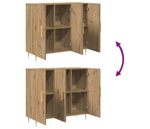 Kabalas Artisano Ąžuolo 90 X 34 X 80 Cm Apdirbta Mediena