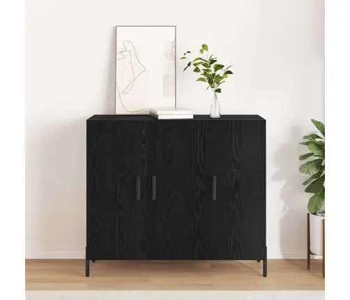 Kõide Must Tamm 90 X 34 X 80 Cm Tehispuit