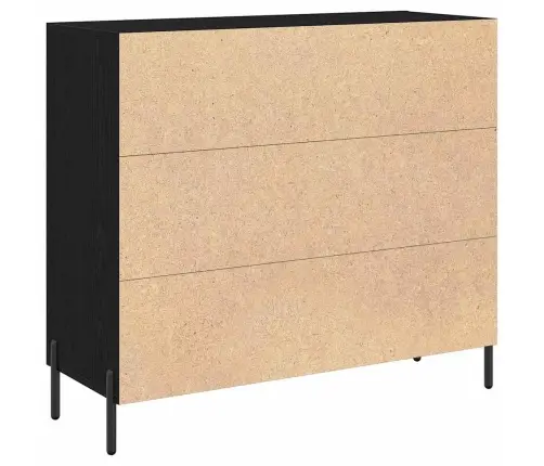 Kõide Must Tamm 90 X 34 X 80 Cm Tehispuit