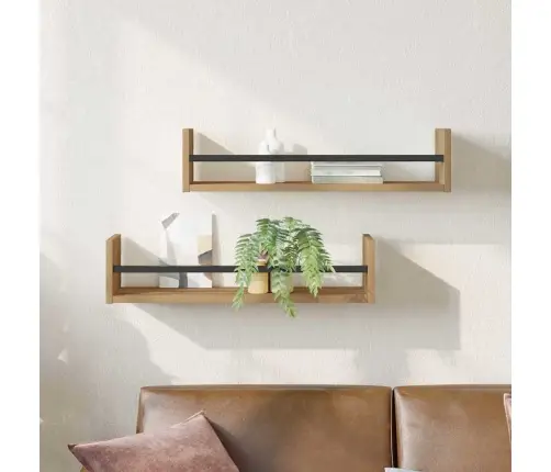 Seinariiul Seinale Kinnitatav 2 Pcs Käsitööpuu 60 X 16 X 14 Cm