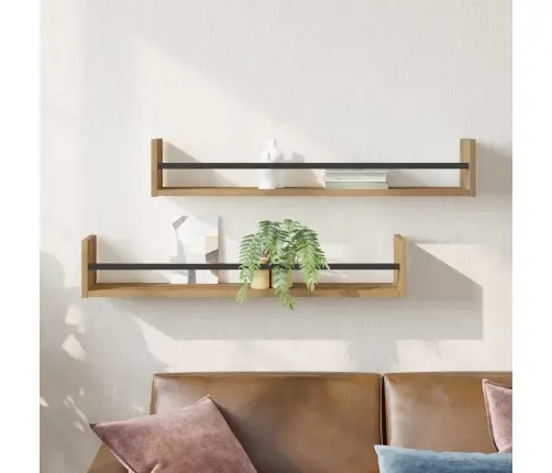 Seinariiul Seinale Kinnitatav 2 Pcs Käsitööpuu 80 X 16 X 14 Cm