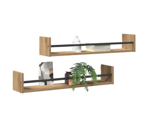 Seinariiul Seinale Kinnitatav 2 Pcs Käsitööpuu 80 X 16 X 14 Cm