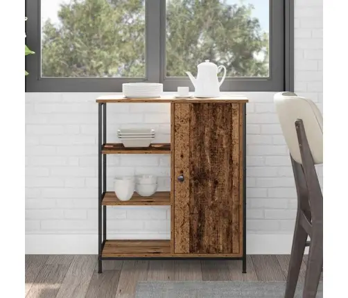 Sekretārs Vecs Koks 70X30X80 Cm Inženiertehniskā Koka Vidaxl