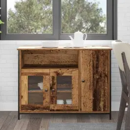 Puse Vecs Koks 100 X 35 X 75 Cm Inženierijas Koks Vidaxl