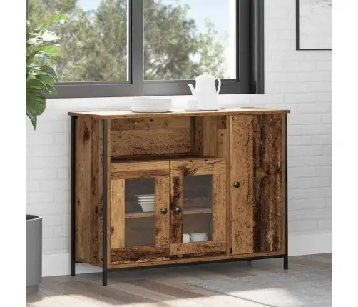 Bufete Vecs Koks 100X35X75 Cm Inženierijas Koks Vidaxl