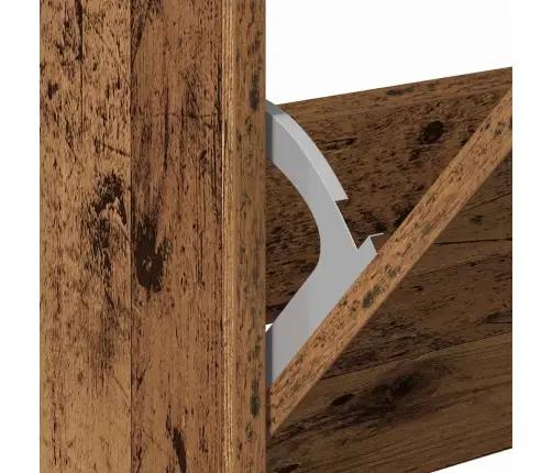 Apavu Skapis Vecs Koks 60X21X57 Cm Inženierētā Koksne Vidaxl