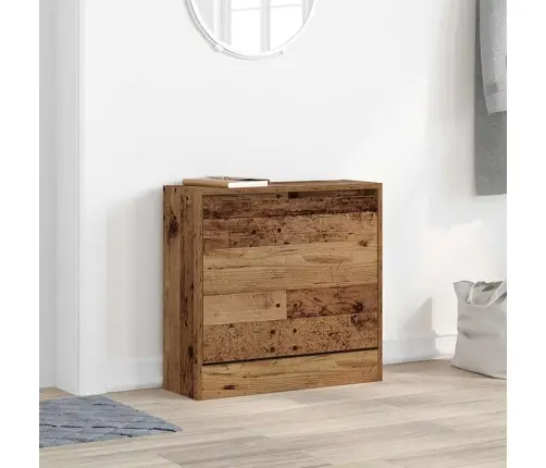 Apavu Skapis Vecs Koks 60X21X57 Cm Inženierētā Koksne Vidaxl