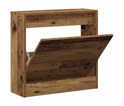 Apavu Skapis Vecs Koks 60X21X57 Cm Inženierētā Koksne Vidaxl