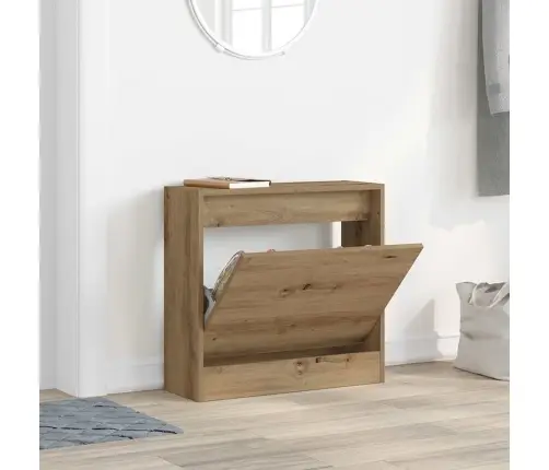 Apavu Skapis Amatnieku Ozola 60X21X57 Cm Inženierijas Koks Vidaxl