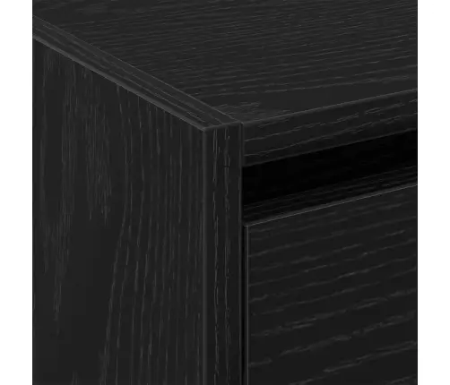 Apavu Skapis Melnā Ozolā 60X21X57 Cm Inženierijas Koks Vidaxl