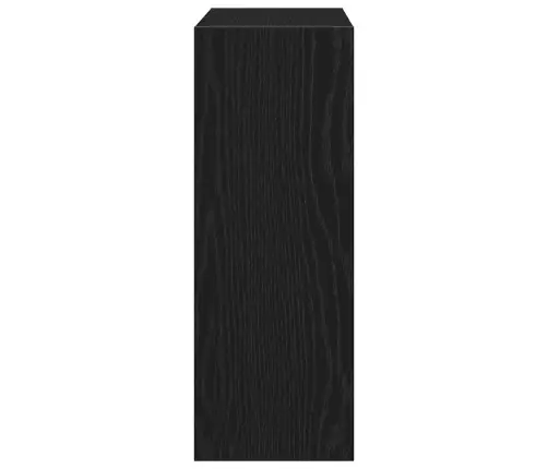 Apavu Skapis Melnā Ozolā 60X21X57 Cm Inženierijas Koks Vidaxl
