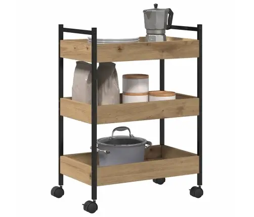 Virtuvės Vežimėlis Amatininkų Ąžuolas 50 X 30 X 70 Cm