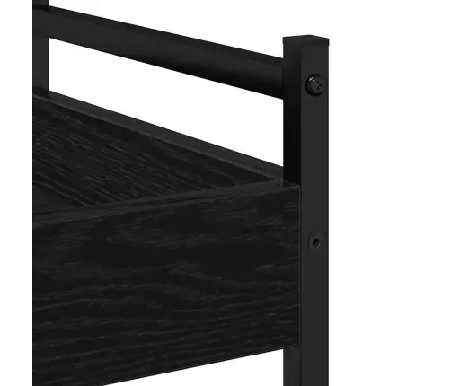 Köögikäru Must Tamm 50 X 30 X 70 Cm Tehispuit