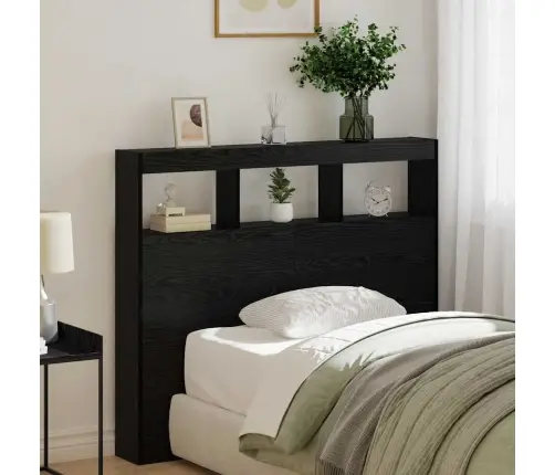 Melnais Ozola Galvas Balsts Melns Ozols Inženierijas Koks Vidaxl