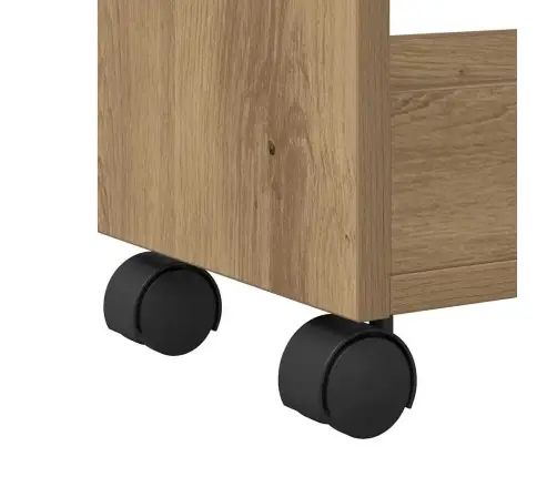 Spintelė Su Stalčiais Su Ratu Artisano Ąžuolo 60 X 22 X 79 Cm