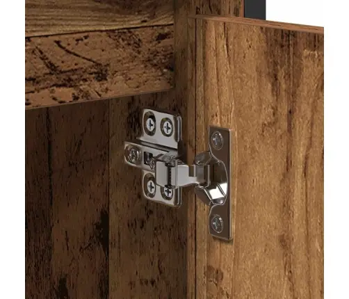 Vannas Istabas Izlietnes Skapis Vecais Koks 60X35X50 Cm Koka Skapis Vidaxl