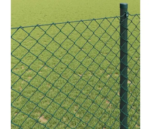 Žogs Zaļa 10 X 1.2 M Cinkota Tērauda Vidaxl