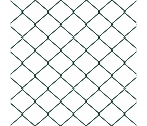 Žogs Zaļa 10 X 1.5 M Cinkots Tērauds Vidaxl Žogs Zaļa 10 X 1.5 M Cinkots Tērauds Vidaxl