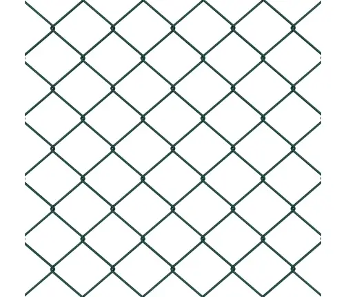 Žogs Zaļa 25 X 1.2 M Metāls Ar Pvc Pārklājumu Vidaxl