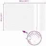 Žogs Pelēka 10 X 1 M Metāls Vidaxl