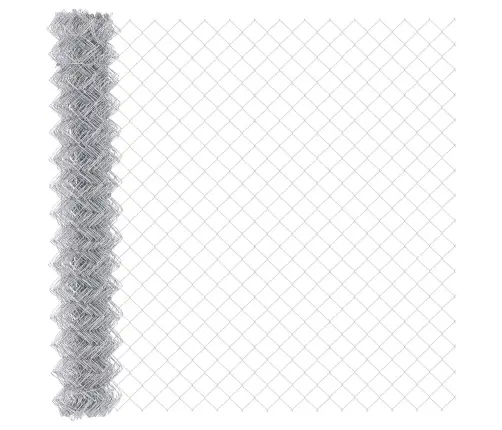 Žogs Sudraba 10 X 1.6 M Cinkots Tērauds Vidaxl