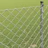 Žogs Sudraba 25 X 0.8 M Cinkots Tērauds Vidaxl