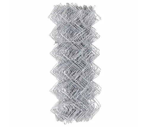 Žogs Sudraba 25 X 0.8 M Cinkots Tērauds Vidaxl