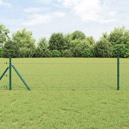 Sešstūra Žogs Zaļa 0.4 X 10 M Tērauds Vidaxl