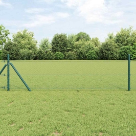Sešstūra Žogs Zaļa 0.5 X 10 M Tērauds Vidaxl