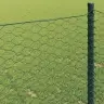 Heksagoninė Tvora Žalia 0.6 X 10 M Plienas
