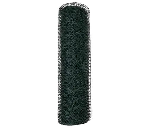 Heksagoninė Tvora Žalia 0.6 X 10 M Plienas