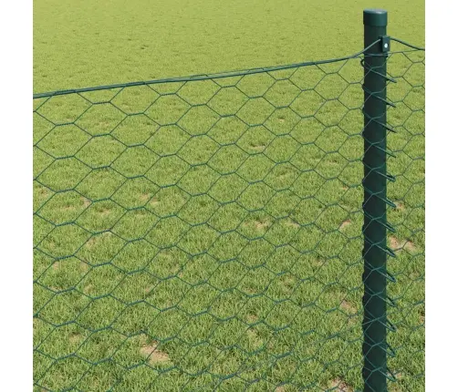 Heksagoninė Tvora Žalia 1.5 X 10 M Plienas