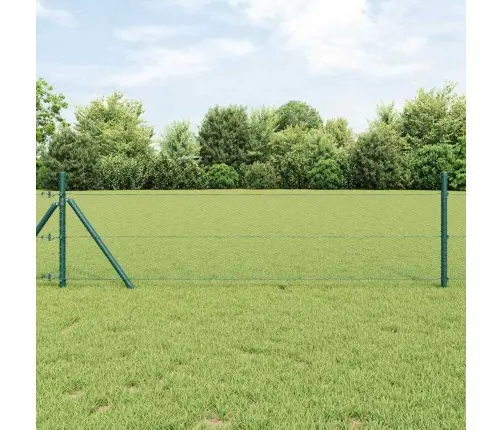 Sešstūra Žogs Pelēks Zaļa 1.4 X 25 M Tērauds Vidaxl