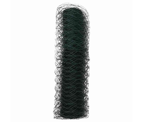 Sešstūra Žogs Zaļa 10000 X 0.09 X 80 Cm Tērauds Vidaxl