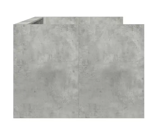 Dienas Gulta Ar Atvilktnēm Betona Pelēka 90X200 Cm Inženiertehniskā Koksne Vidaxl