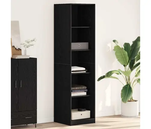 Skapis Melna Oša 50X50X200 Cm Vidaxl