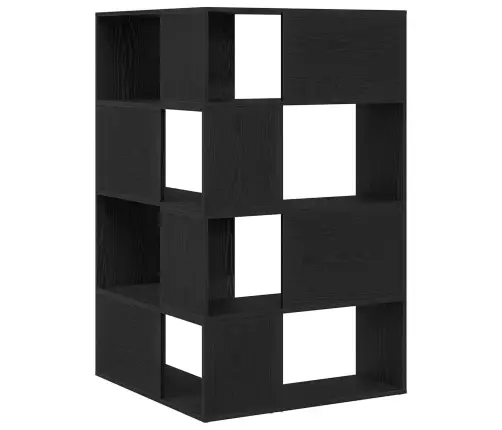 Spinta 2 Pcs Juodas Ąžuolas 85 X 85 X 140 Cm Apdirbta Mediena