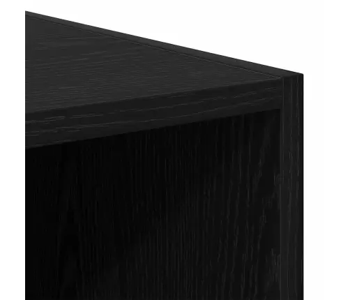Garderoobikapp Riiuliga Must Tamm 30 X 50 X 200 Cm Tehispuit