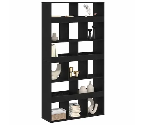 Knygų Lentyna 2 Pcs Juoda Ąžuolo 100 X 33 X 187.5 Cm