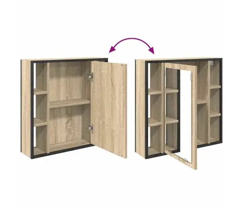 2 Daļu Vannas Istabas Mēbeļu Komplekts Sonoma Ozola Inženierijas Koks Vidaxl